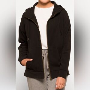 Black Zip-Up Hoodie